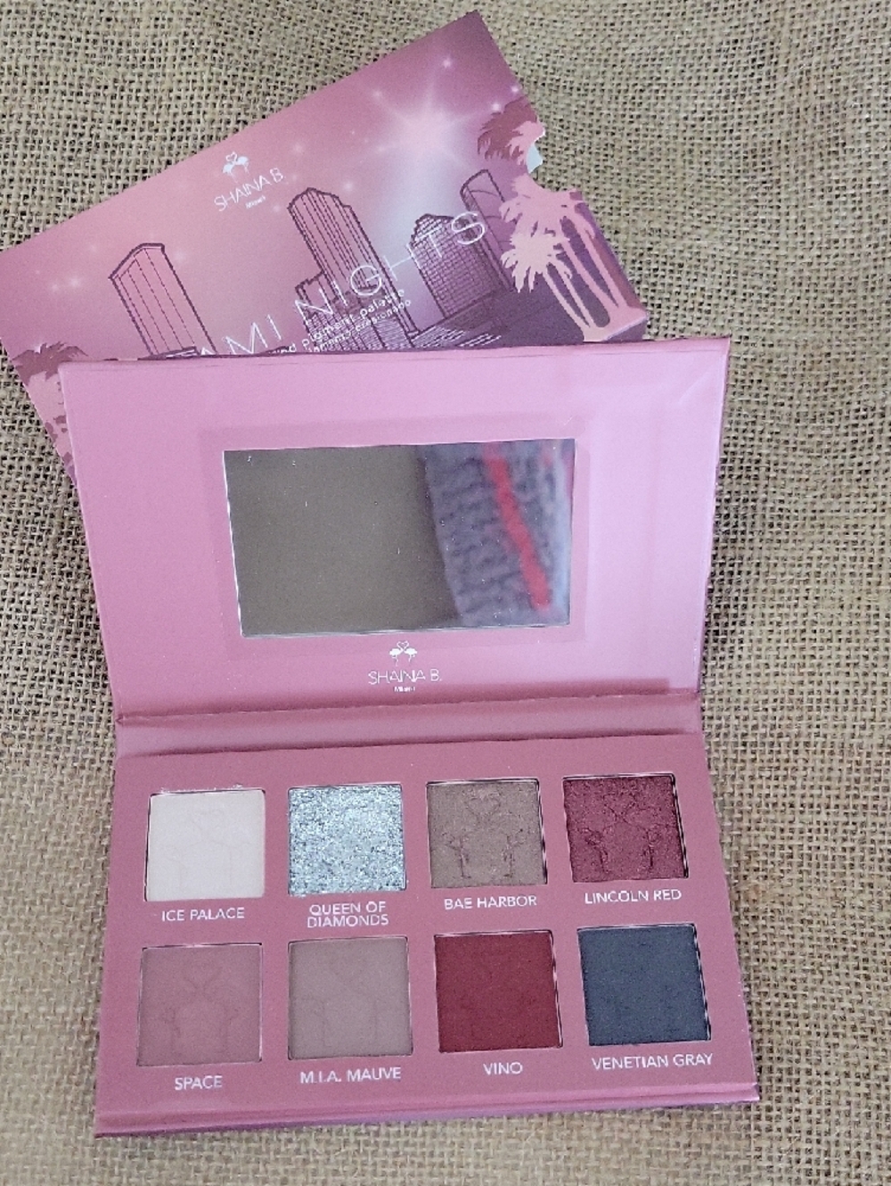 Shaina B. Miami Nights Eyeshadow Palette - Pink Purple Shades